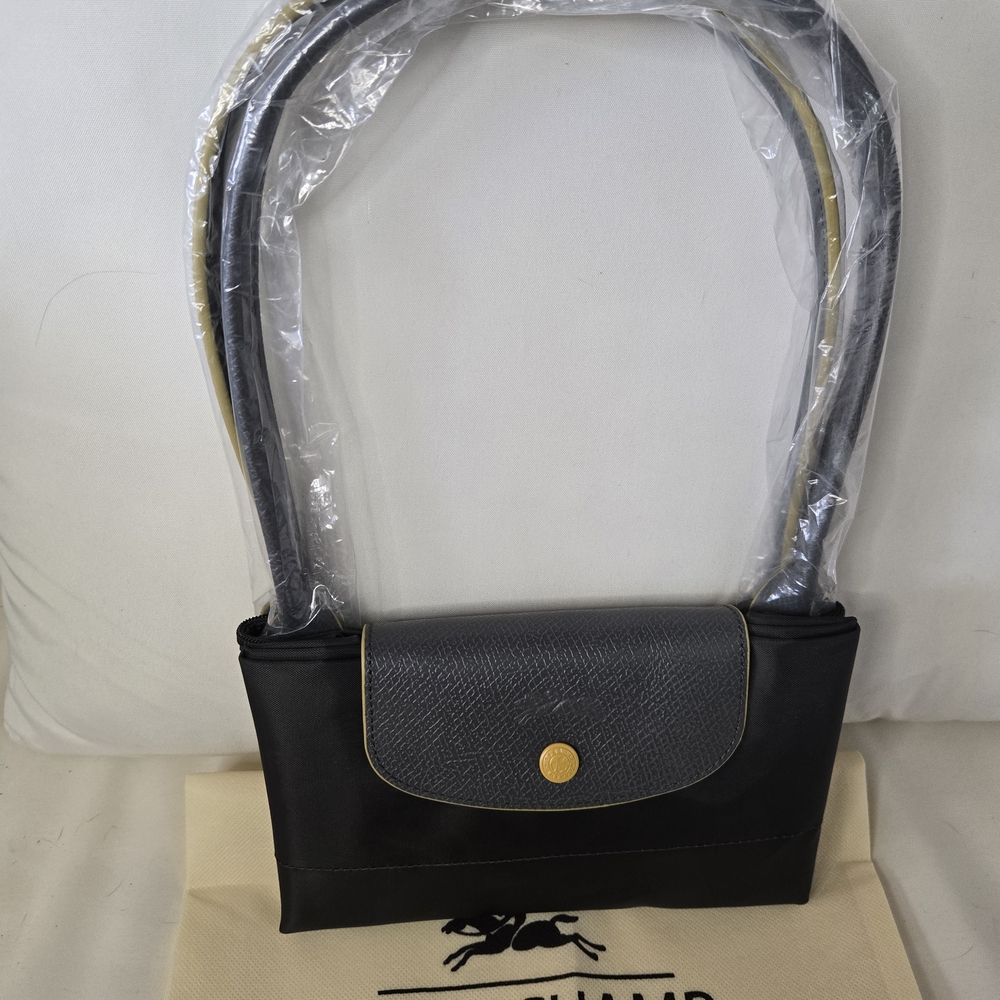 NWT Longchamp Le Pliage Large Tote Dark Grey